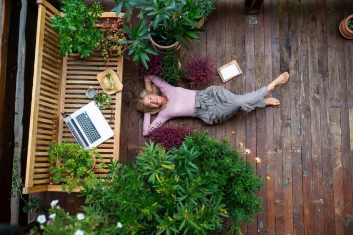 tot rust in de tuin